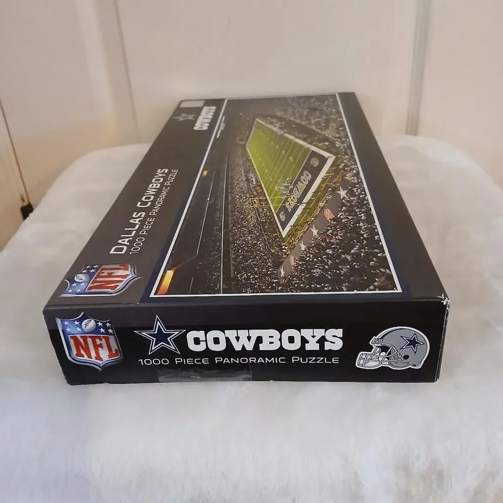 Sealed New NFL Dallas Cowboys AT&T Stadium 1000 Piece Panoramic Jigsaw Puzzle